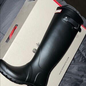 Hunter Black Rain Boots